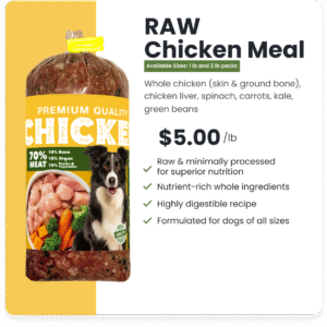 Dog - Complete and Balanced Raw Chicken Meal