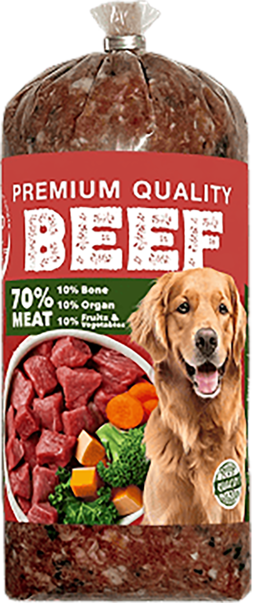 IPC raw beef meal 1lb tube Grand Cayman