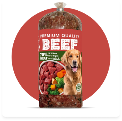 RAW BEEF MEAL CARD PRODUCT PAGE